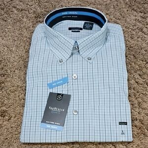 Van Heusen Blue Casual Button Down Shirt